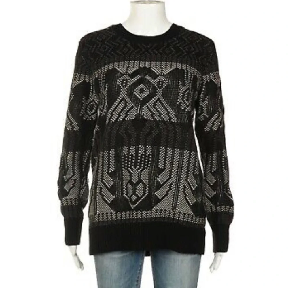 J. Crew Black & White Sweater